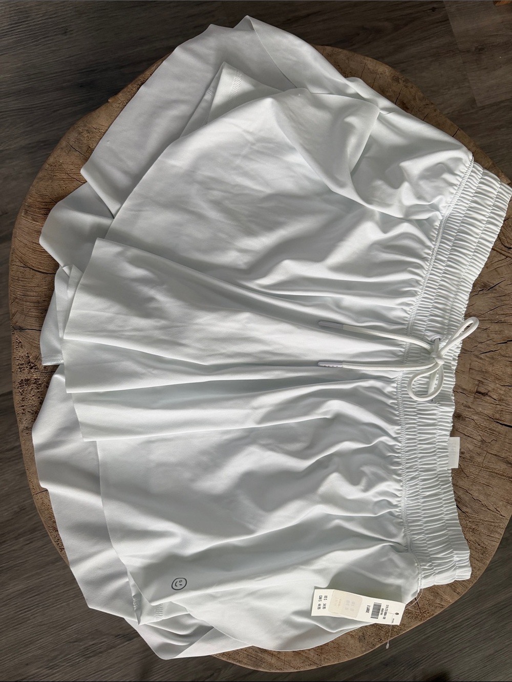 Gilly Hicks White Athletic Drawstring Shorts